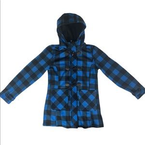 Big Chill Royal Blue Buffalo Check Fleece-Lined Jacket